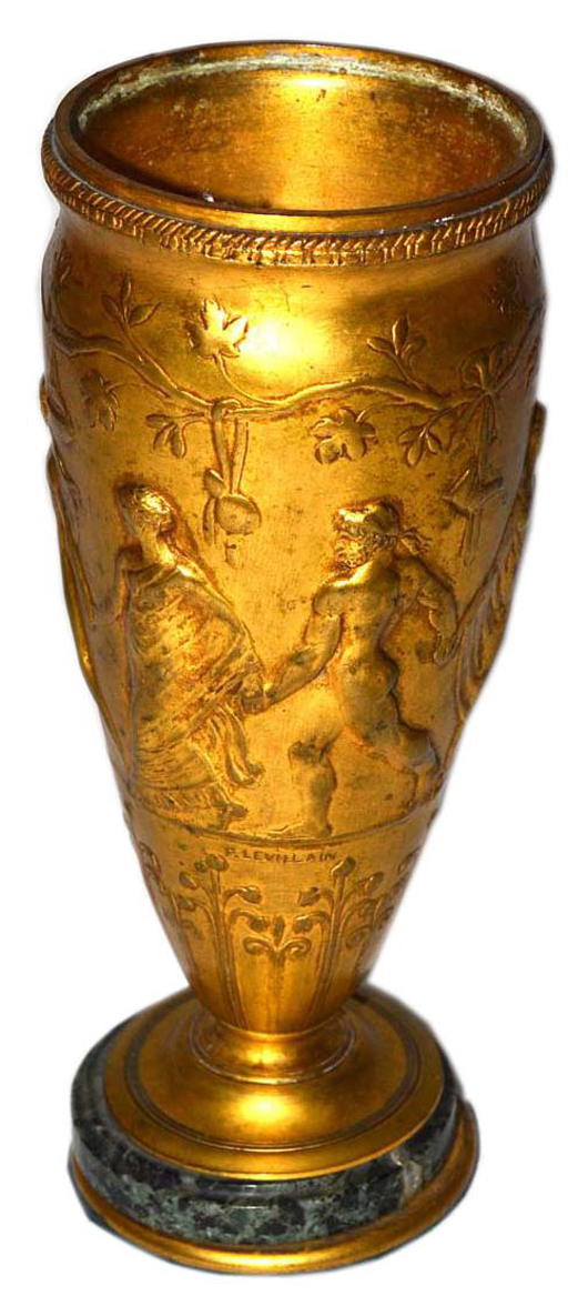 F. Barbedienne & F. Levillain vase. Roland Auction image.