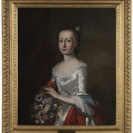 Jeremiah Theus (Swiss/American, 1716-1744), portrait of Elizabeth Allen Deas, acquired by Colonial Williamsburg. Image courtesy of Brunk Auctions, Asheville, N.C.