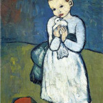Pablo Picasso, 'Child with a Dove,' 1901, National Gallery, London. Fair use of low-resolution photo of historically significant artwork, used solely for informational and educational purposes. Sourced through WikiPaintings.
