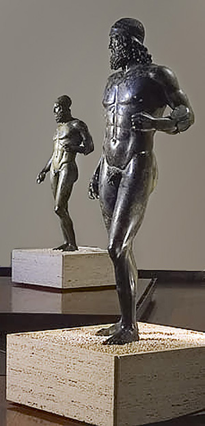 The recent discoveries in Italy were made in the same area where the Riace bronzes were found 40 years ago. Image courtesy of Wikimedia Commons.