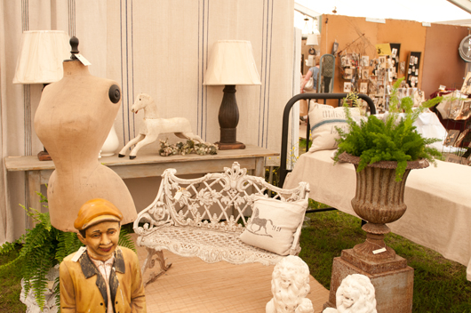 Marburger Farm's 350 dealers bring some great treasures to Round Top, Texas.