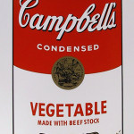 Serigraph of an Andy Warhol soup can painting. Image courtesy LiveAuctioneers.com Archive and RoGallery.