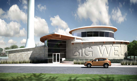 LawKingdon Architecture in Wichita, Kan., designed the new Big Well Museum and Visitors Center. Image courtesy Big Well Museum and Visitors Center.
