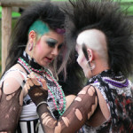 Punk fashion of the 1970s has endured for more than three decades, as seen in this photo of two Goths at the Wave Gotik Treffen in Leipzig, Germany, May 26, 2007. Photo by Grant Mitchell, licensed under the Creative Commons Attribution 2.0 Generic license.
