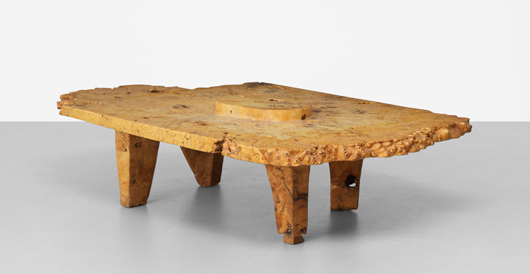 J.B. Blunk coffee table. Image courtesy of Wright.