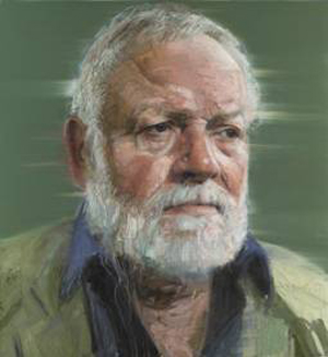 'The Dialects of Silence (Portrait of Michael Longley)' by Colin Davidson © Colin Davidson. Image courtesy National Portrait Gallery.