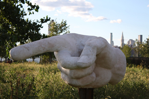 'Hand Sculpture,' Miggy Buck; Brooklyn, N.Y. Photo by Kelsey Savage.
