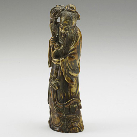 Chinese ivory carving: $8,750. Rago Arts and Auction Center image.