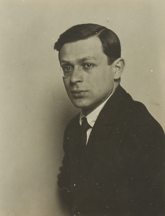 Portrait of Tristan Tzara, circa. 1921. Estimate: 8,000-12,000 euros. Soler y Llach image.