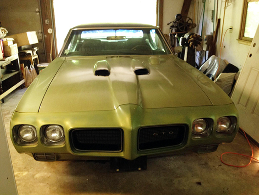 The expected star lot of the auction is this 1970 Pontiac GTO (‘The Judge’), in original condition. Tim’s Inc. Auctions.