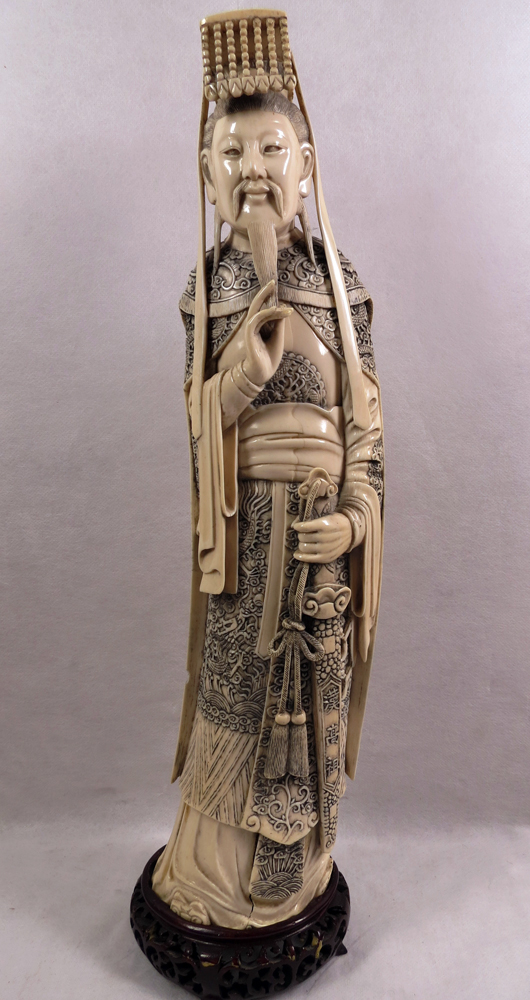 Ivory sculpture. Est. $2,500-$6,500. Image courtesy of Carstens Galleries.