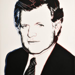 Andy Warhol (American, 1928-1987), ‘Edward Kennedy,’ 1980, edition of 300-plus proofs, published by the Kennedy for President Committee. Numbered and signed. Image/sheet size 40 x 32 inches, framed. Realized: $10,072. Skinner Inc. image.