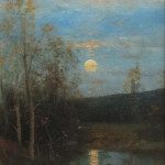 Dwight William Tryon oil on artist panel. William Jenack Estate Appraisers and Auctioneers image.