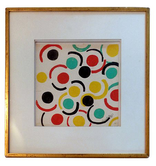 Artwork by Sonia Delaunay. Image courtesy of Love At First Bid.