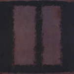 Mark Rothko (Russian/American, 1903-1970), 'Black on Maroon,' 1958 mixed media on canvas from one of three series of canvases Rothko painted for the Four Seasons Restaurant in the Seagram Building, New York. Artwork was gifted by the artist and received by Tate Modern, London, in 1970. Image copyright Tate Modern. All rights reserved.