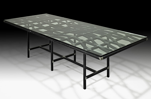 Sol LeWitt dining table. Estimate: $20,000-$30,000. Rago Arts & Auction Center image.