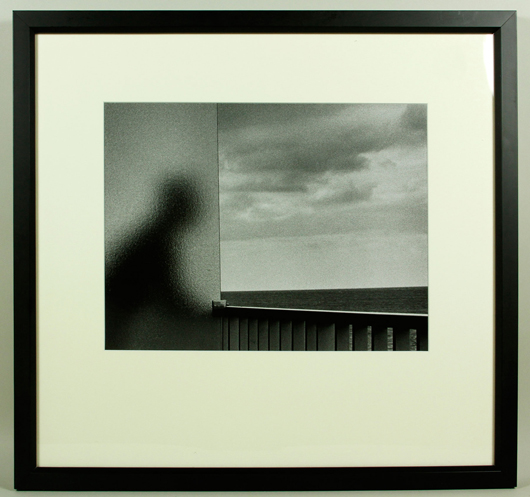 Andre Kertesz (Hungarian 1894-1985), ‘The Balcony Martinique,’ gelatin silver print, 1939 printed later, signed on back, 14 inches high x 11 inches wide (image). Price realized: $4,680. Kaminski Auctions image.