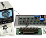 One of only six known working examples of the Apple 1 computer. Auction Team Breker image.