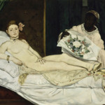 Manet's 'Olympia,' 1863, oil on canvas. Image courtesy of Wikimedia Commons.