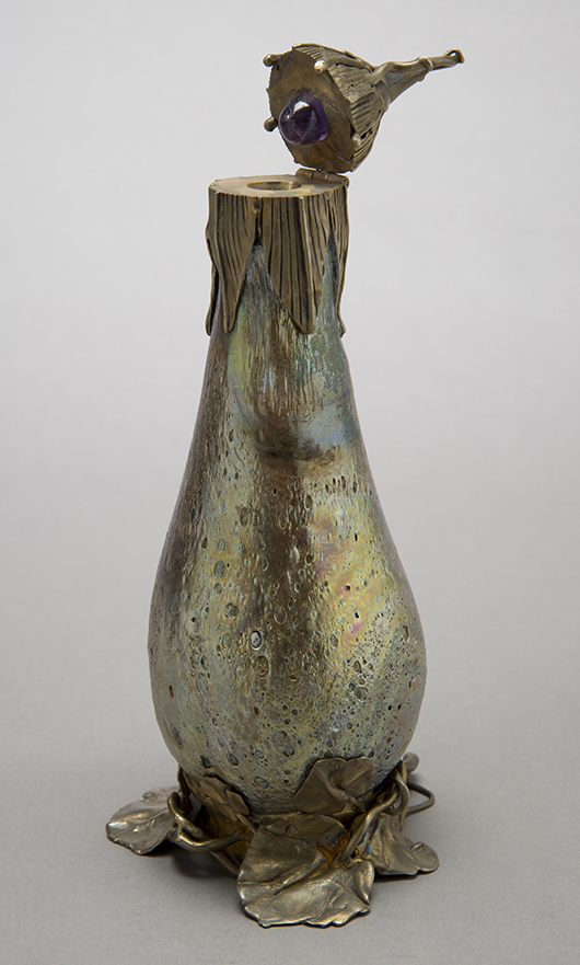 Tiffany Studios Exposition Silver Gilt Mounted Scent Bottle Estimate:  $100,000 / 120,000