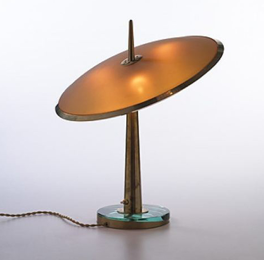 Fontana Arte table lamp. Estimate: $20,000-$30,000. Wright image.