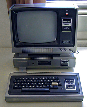 Among the early computers on display at the Living Computer Museum is a TRS-80 Model 1 home computer very similar to this example at the Rechnermuseum in Gottingen, Germany. It was made by Tandy Corporation (Radio Shack) in 1977 and came with 4-48kb of memory. Photo by Flominator, licensed under the Creative Commons Attribution-Share Alike 3.0 Unported, 2.5 Generic, 2.0 Generic and 1.0 Generic license.