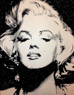 ‘Marilyn Monroe’ by Blake Ballard. The Revolving Vault image.