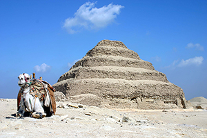 Princess Shert Nebti's tomb was found near the stepped pyramid at Saqqara. Image by Charlesjsharp. This file is licensed under the Creative Commons Attribution-Share Alike 3.0 Unported license.