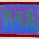 Josef Albers (American/German, 1888-1976), ‘Study for Painting: Mirage A,’ 1940, oil on paper, framed. Estimate: $30,000-$50,000. Rago Arts and Auction Center.
