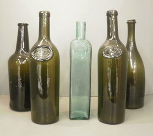 A collection of old bottles. Image courtesy of Chippenham Auction Rooms.