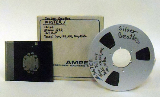 The Beatles' Decca tape B. Fame Bureau image.