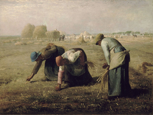 Jean-Francois Millet (French, 1814-1875)'The Gleaners,' 1857, is among the artworks that will be seen for the first time ever in China as part of the Musee d'Orsay's exhibition at Shanghai's China Art Museum.