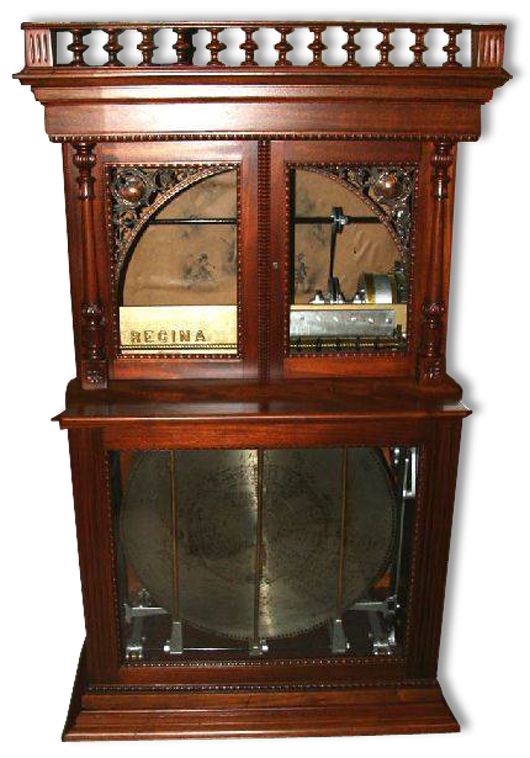 Antique Regina music box. Government Auction image.