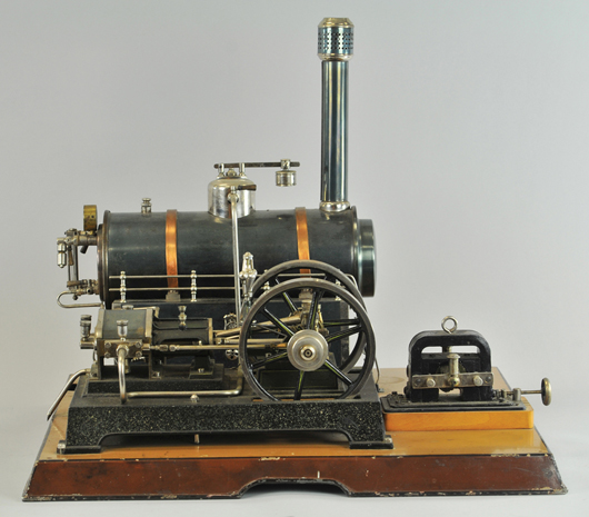 Marklin compound steam engine, original retail price $1.75, sold at Bertoia’s for $11,800. Bertoia Auctions image.