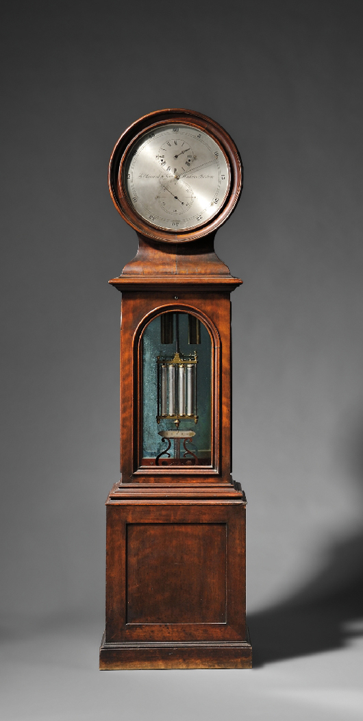 E. Howard & Co. No. 23 90-day astronomical regulator, Boston, circa 1870. Estimate: $70,000-$90,000. Skinner Inc. image.