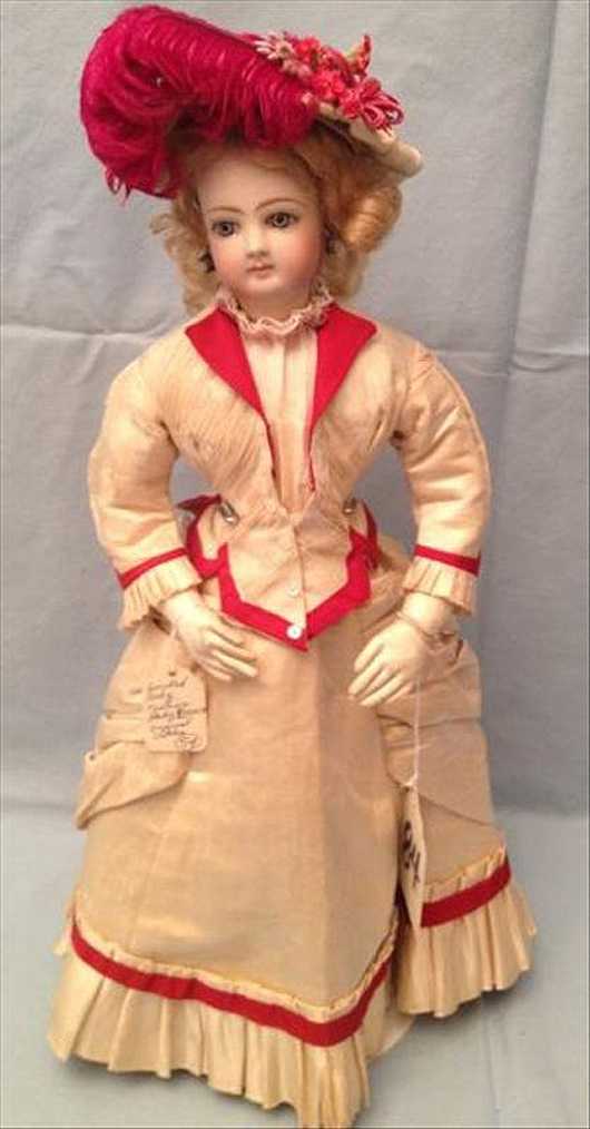 French Jumeau bisque fashion lady doll. The Specialists of the South Inc. image.