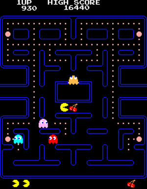 Pac-Man. Toru Iwatani (Japanese, born 1955). Publisher: NAMCO BANDAI Games Inc. 1980-1981. Video game. Gift of NAMCO BANDAI Games Inc. © 2012 NAMCO BANDAI Games Inc.