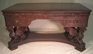 Was this desk made by R.J. Horner? It has winged griffins on it and is heavily carved but not marked.