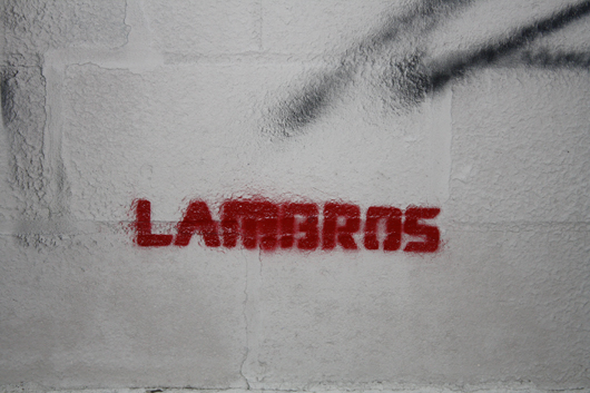 Stencil by Lambros, Brooklyn, N.Y. Photo by Kelsey Savage.