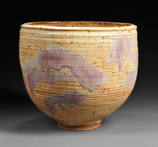 Large Otto Heino bowl. Estimate: $250-$350. Skinner Inc. image.
