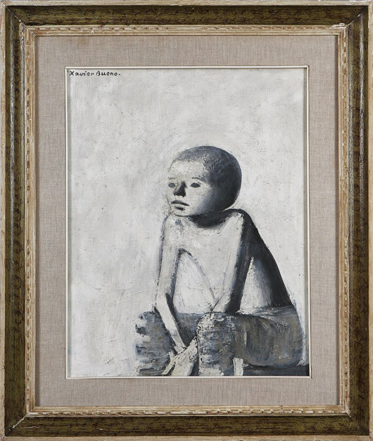 Xavier Bueno (1915-1979) Untitled, 1967, oil on canvas. Estimate: 9,000-12,000 euros ($11,767-$15,690). CapitoliumArt s.r.l. image.