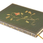 An exceptional Roycroft book by Elbert Hubbard, 'Old John Burrough,' 1901, bound in full levant, handmade paper with watercolors by Clara Schlegel and Richard Kruger. Image courtesy of LiveAuctioneers.com Archive and Rago Arts and Auction Center.