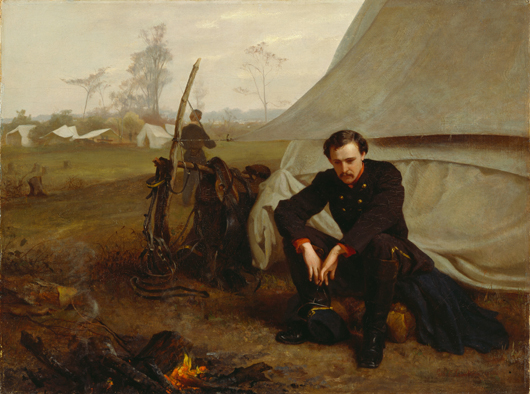 'At the Front,' George C. Lambdin,  1866, oil on canvas. Detroit Institute of Arts.