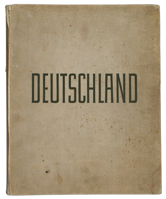 Adolf Hitler's personal proof copy of the large-format pictorial book ‘Deutschland.’ Price realized: $2,473. Mohawk Arms Inc. image.