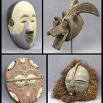 Group of African masks. William Jenack Estate Appraisers and Auctioneers image.