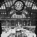 The concourse of Penn Station in 1962, two years before demolition. 'Not that Penn Station is the Parthenon,' Ada Louise Huxtable wrote, 'but it might as well be because we can never again afford a nine-acre structure of superbly detailed travertine, any more than we could build one of solid gold. It is a monument to the lost art of magnificent construction, other values aside.'
