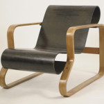 Iconic bentwood armchair designed by Alvar Aalto (Finnish, 1898-1976), manufactured in 1932. To be offered at auction Jan. 29 by Sworders in England with Internet live bidding through LiveAuctioneers.com. Estimate: £5,000 to £7,000. Sworders image.
