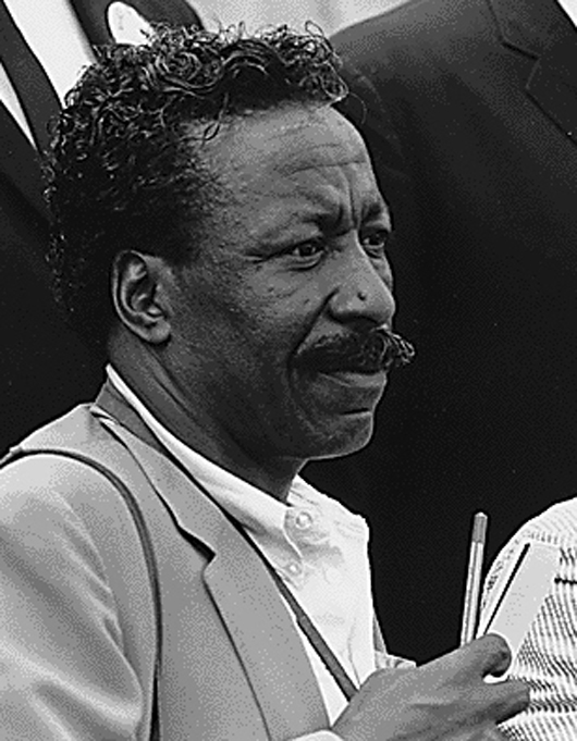 Photographer, writer and film director Gordon Parks at the Civil Rights March in Washington, D.C., in 1963. Image courtesy Wikimedia Commons.