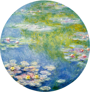 'Water Lilies,' Claude Monet, at the Dallas Museum of Art. Image courtesy of Wikimedia Commons.  