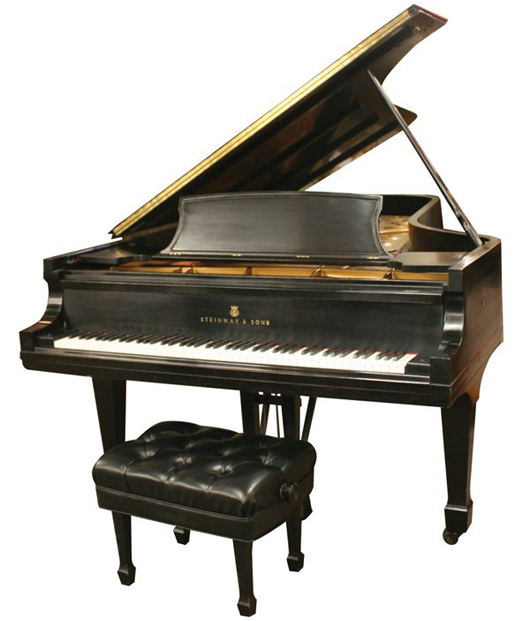 Steinway Concert Grand D piano. Image courtesy LiveAuctioneers.com Archive and Red Baron Antiques.